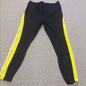 ALALA Black and Yellow Athletic Pants- Gentle used size:S color:Black and Yellow